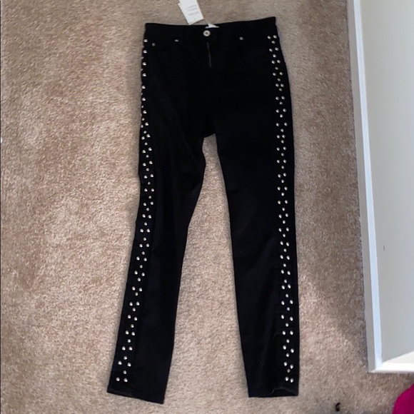 H&M Denim - H&M Straight Leg Black Jeans
